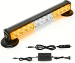 14" Battery Powered Emergency Strobe Light Bar For Truck Trailer Led Amber/white. Fixed Price $64.97.