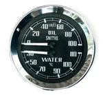 BHA4764 Smiths Dual Gauge 0-100LBS/'C Mgb/c/gt, Midget, Healey GD1301/20 Oe. Fixed Price $187.91.