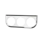 Glowshift Universal Chrome Triple Gauge Under Dash Mounting Bracket Pod 52MM. Fixed Price $13.99.