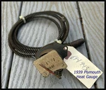 Nos 1939 Plymouth Temperature Gauge Convertible Deluxe Coupe Mopar Heat. Fixed Price $98.50.