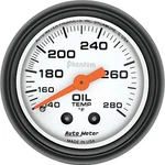 Auto Meter Phantom Series 2-1/16" Full Sweep 140-280 Mechanical Oil. Fixed Price $148.99.
