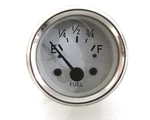 Fuel Gauge Willys Mb Jeep Ford Cj Gpw Chrome Bezel White Face. Fixed Price $45.25.