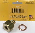 Auto Meter 2277 Oil Pressure Temp Metric Adapter M12 X1.5 1/8 Npt Female. Fixed Price $24.25.