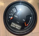 Genuine Porsche 930 Combination Fuel Oil Lever Gauge 911.641.202.03. Fixed Price $245.00.
