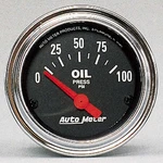 Autometer 2522 Traditional Chrome Oil Pressure Gauge, 2-1/16", 100 Psi, Electric. Fixed Price $114.94.