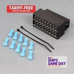 New Vintage Usa 99501-05, Kit Adapter Gauge Panel Fits Ford 18-PIN Performance. Fixed Price $133.78.