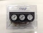 Make Waves 3-GAUGES Competition Kit Amps Oil Pressure Water New 5060B 4C3. Fixed Price $60.00.