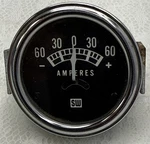 Vintage Stewart Warner 2" Amperes Gauge +- 60AMP Rat Rod Hot. Fixed Price $25.00.