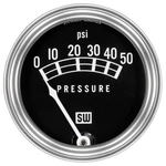 Stewart Warner Std. Mechanical Pressure Gauge 1/32 Dia Black Face 82207. Fixed Price $68.99.