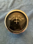 Stewart Warner Amps Gauge 2 5/8 Curved Glass Tulip Pointer Smooth Bezel Hot Rod. Fixed Price $195.00.