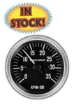 Stewart Warner 82620-DELUXE Series 3-3/8" Black Face 3500 Rpm Tachometer. Fixed Price $168.05.