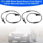 2PCS Abs Wheel Speed Sensor Front Right & Left For Mercedes-benz 2112115401817. Fixed Price $26.78.