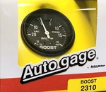 Meter Autogage 2310 Mechanical Boost Pressure Vacuum Gauge Black 5/8". Fixed Price $73.83.