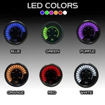 Intellitronix Green Led Analog Oil Pressure Gauge - Black / Bezel. Fixed Price $104.97.
