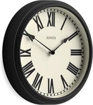 Hackney Wall Clock Classic Roman Numeral 12 Inch Black Tradition. Fixed Price $71.99.