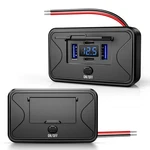 Mictuning 2PCS 12V Usb Charger Kit 4-PORT Fast Pd QC3.0 For Rv Truck. Fixed Price $26.09.