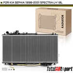 Radiator With Oil Cooler For Kia Sephia 1998-2001 1.8L Spectra 2000 Automatic. Fixed Price $112.08.