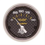 Auto Meter Marine 200758-40 2-1/16" Oil Pressure, 0-100 Psi, Carbon Fiber. Fixed Price $54.99.