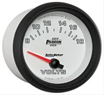Autometer Phantom Ii Electrical Voltmeter Gauge 2 5/8" Dia White Face 7891. Fixed Price $92.69.