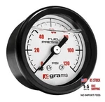 Grams Performance 120PSI Fuel Pressure Gauge Wht Face G2-99-1200W, White. Fixed Price $42.39.