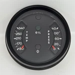 Porsche 930 Vdo Oil Temperature / Pressure Gauge 1977 - Rare 911.641.107.31. Fixed Price $275.00.