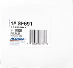 Ac Delco Professional Gold Fuel Filter Part Number 89058386 Model GF691. Fixed Price $26.35.