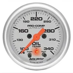 Auto Meter 2-1/16IN U/l Oil Temp Gauge W/peak & Warning. Fixed Price $258.54.