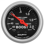 Autometer 3303-J Sport-comp Mechanical Boost/vacuum Gauge 2 1/16" Dia Black Face. Fixed Price $88.99.