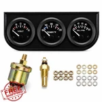 Lagwiuy 52MM Triple Gauge Set White Pointer. Fixed Price $43.99.