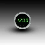 Intellitronix MS8009G Led Digital Clock 2-1/16" W/2 Push Buttons Chrome Green. Fixed Price $84.18.