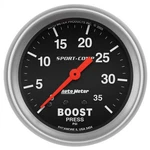 Auto Meter Boost Gauge 3404; Sport-comp 0-35 Psi 2-5/8 In. Mechanical. Fixed Price $103.77.