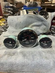 Classic Instrument Black Face Gauges Speedometer Temperature Fuel (3). Fixed Price $95.00.