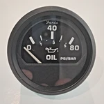 Faria Euro 2" Oil Pressure Gauge 80 Psi GP9599C. Fixed Price $29.95.