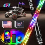 Nilight 2PCS 4FT Rgb Led Whip Remote & App Control W/diy Chasing Patterns. Fixed Price $96.99.