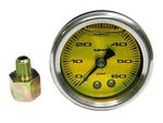 Vms Mustang 1/2 60PSI Yellow Fuel Pressure Gauge Liquid Filled 1/16 Npt To 1/8. Fixed Price $937.95.