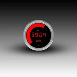 Intellitronix Red Led (bar) Tachometer Gauge - Black Faceplate With Chrome Bezel. Fixed Price $181.47.