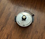 Vintage Kitchen Craf Liquit Core Electric Skillet Stainless Steel 0100CU Usanew. Fixed Price $120.00.