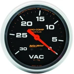 Auto Meter 5484 Pro-comp Vacuum Gauge. Fixed Price $108.99.