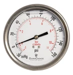 Oil Filled Pressure Gauge, Case, 1/4" Npt, Center Back Mount, -30HG/160PSI. Fixed Price $41.55.