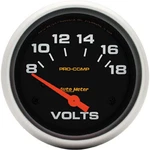 Auto Voltmeter Gauge 5492 Pro-comp 8-18 Volts 2-5/8" Electrical. Fixed Price $100.70.