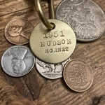 1951 Hudson Hornet Brass Key Fob. Fixed Price $14.95.