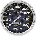 Auto Meter Carbon Fiber Series 5" 160 Mph Programmable Electronic In Dash. Fixed Price $390.99.