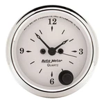 Autometer 1686 Gauge Clock 1/16" 12HR Analog Old Tyme White. Fixed Price $177.19.