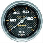 Autometer Carbon Fiber Ultra-lite Mechanical Oil Pressure Gauge 5/8" Dia 4821. Fixed Price $118.98.