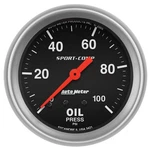 Auto Meter Oil Pressure Gauge 3421; Sport-comp 0-100 Psi 2-5/8 In. Mechanical. Fixed Price $96.70.