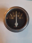 Working Stewart Warner Amperes Gauge 827441 60 1/8". Fixed Price $24.66.