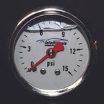 Fuel Pressure Analog Gauge 0-15 Psi Liquid Filled Free Shipping By Intellitronix. Fixed Price $18.65.