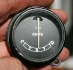 1958 Jaguar Lucas Vintage C-d Amp Gauge Curved Glass 36128 B 1.58. Fixed Price $69.00.