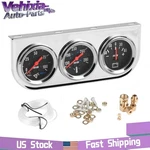 2" 52MM Chrome 3IN1 Car Triple Gauges Oil Pressure Fahrenheit Water Temp Ammeter. Fixed Price $33.39.