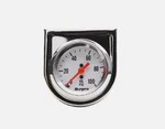 Sunpro Mechanical Oil Pressure Gauge 0-100 Psi White, Chrome Bezel New CP8206. Fixed Price $24.00.